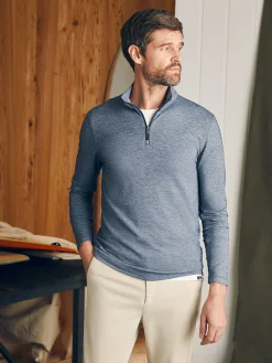 Faherty Brand Movement™ Quarter Zip -