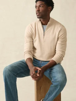 Faherty Brand Movement™ Quarter Zip Sweater -