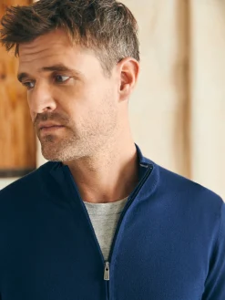 Faherty Brand Movement™ Quarter Zip Sweater (Tall) -