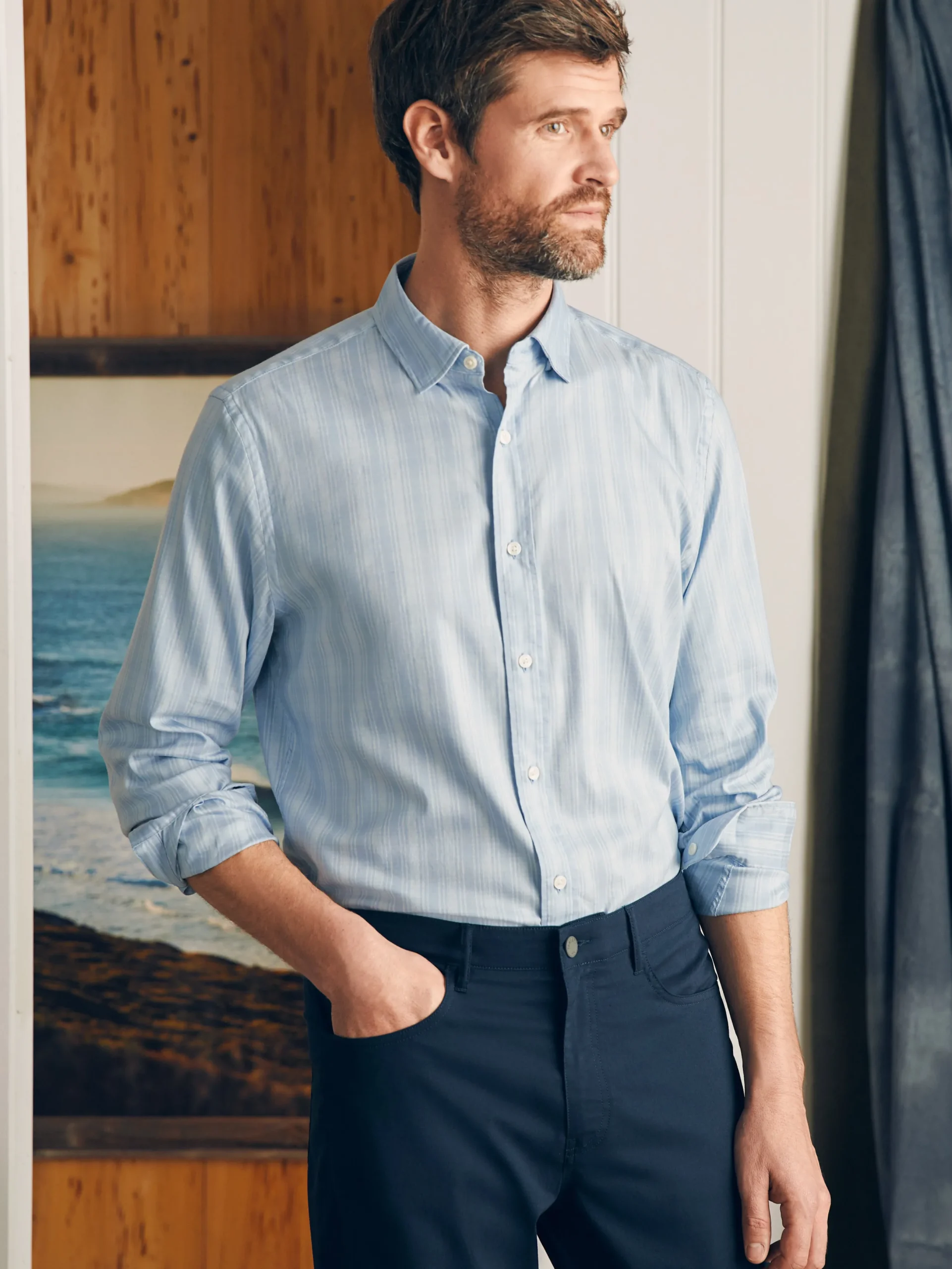 Faherty Brand Movement™ Shirt Classic Fit -