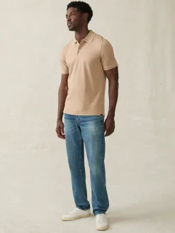 Faherty Brand Movement™ Short-Sleeve Pique Polo Shirt -