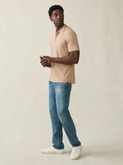 Faherty Brand Movement™ Short-Sleeve Pique Polo Shirt -