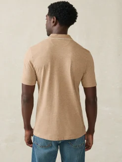 Faherty Brand Movement™ Short-Sleeve Pique Polo Shirt -