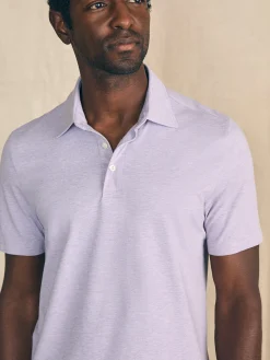 Faherty Brand Movement™ Short-Sleeve Pique Polo Shirt -