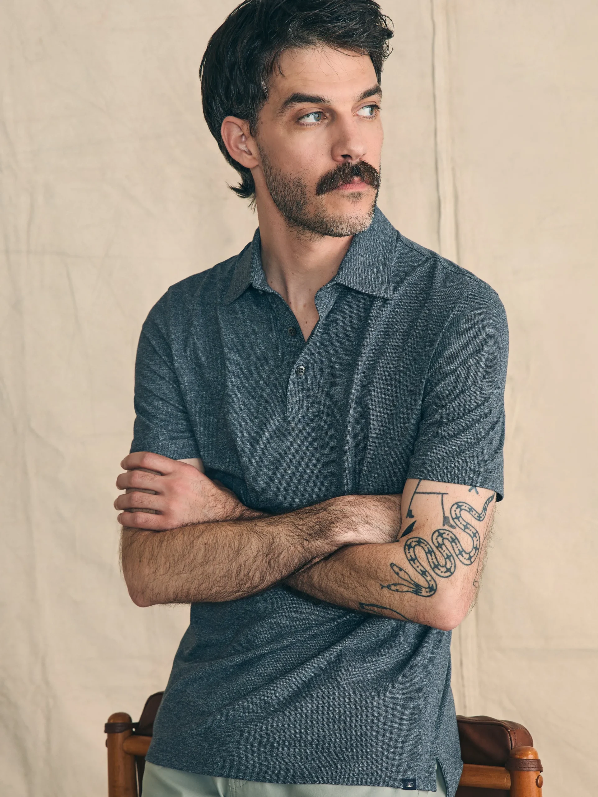 Faherty Brand Movement™ Short-Sleeve Pique Polo Shirt -