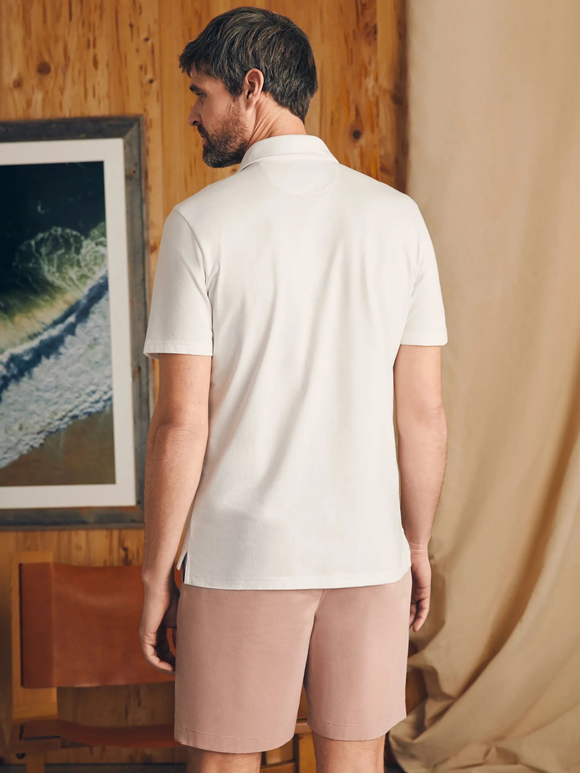 Faherty Brand Movement™ Short-Sleeve Pique Polo Shirt -
