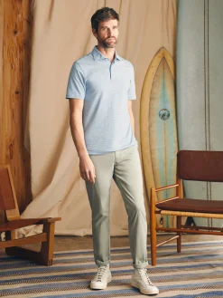 Faherty Brand Movement™ Short-Sleeve Pique Polo Shirt -