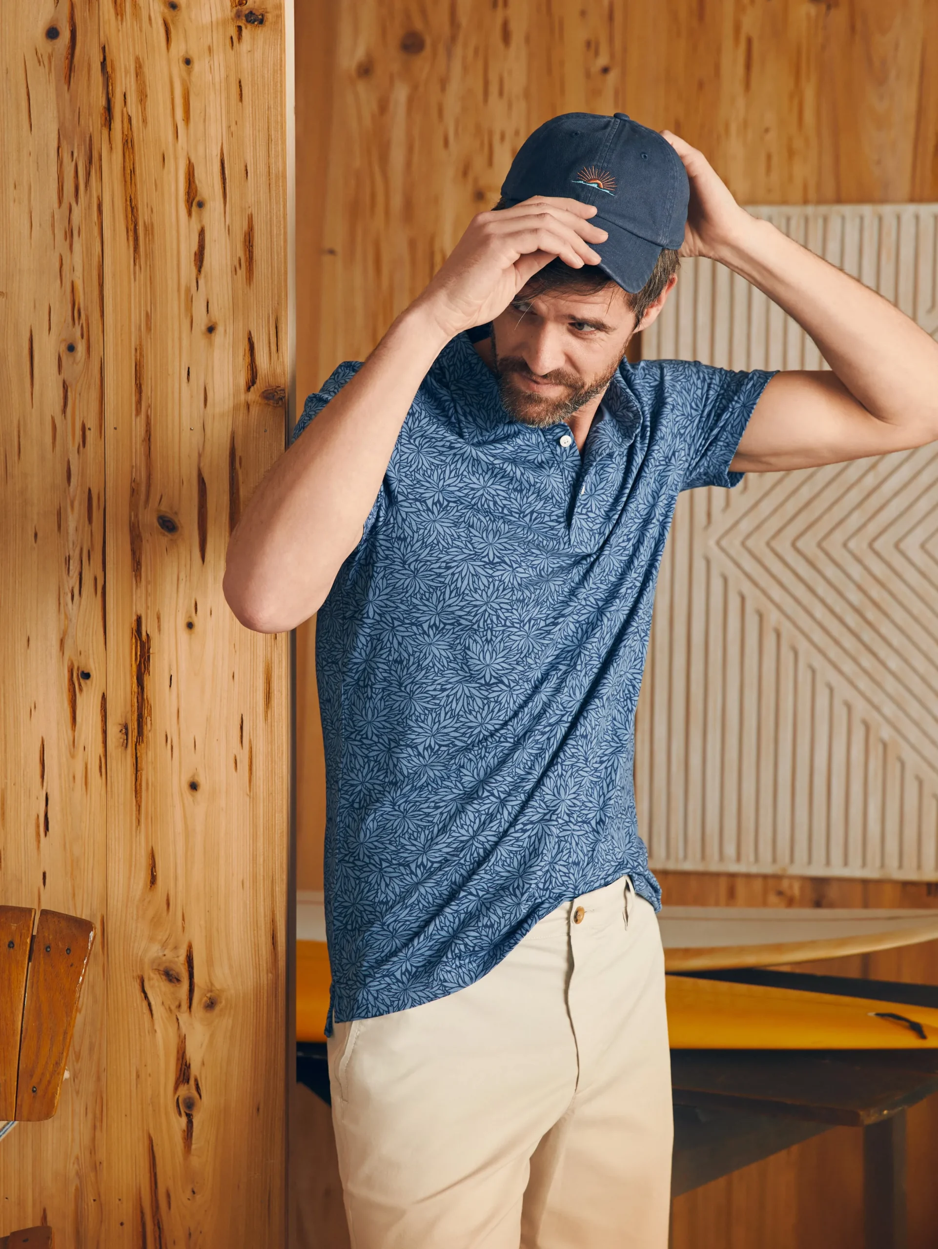 Faherty Brand Movement™ Short-Sleeve Pique Polo Shirt -