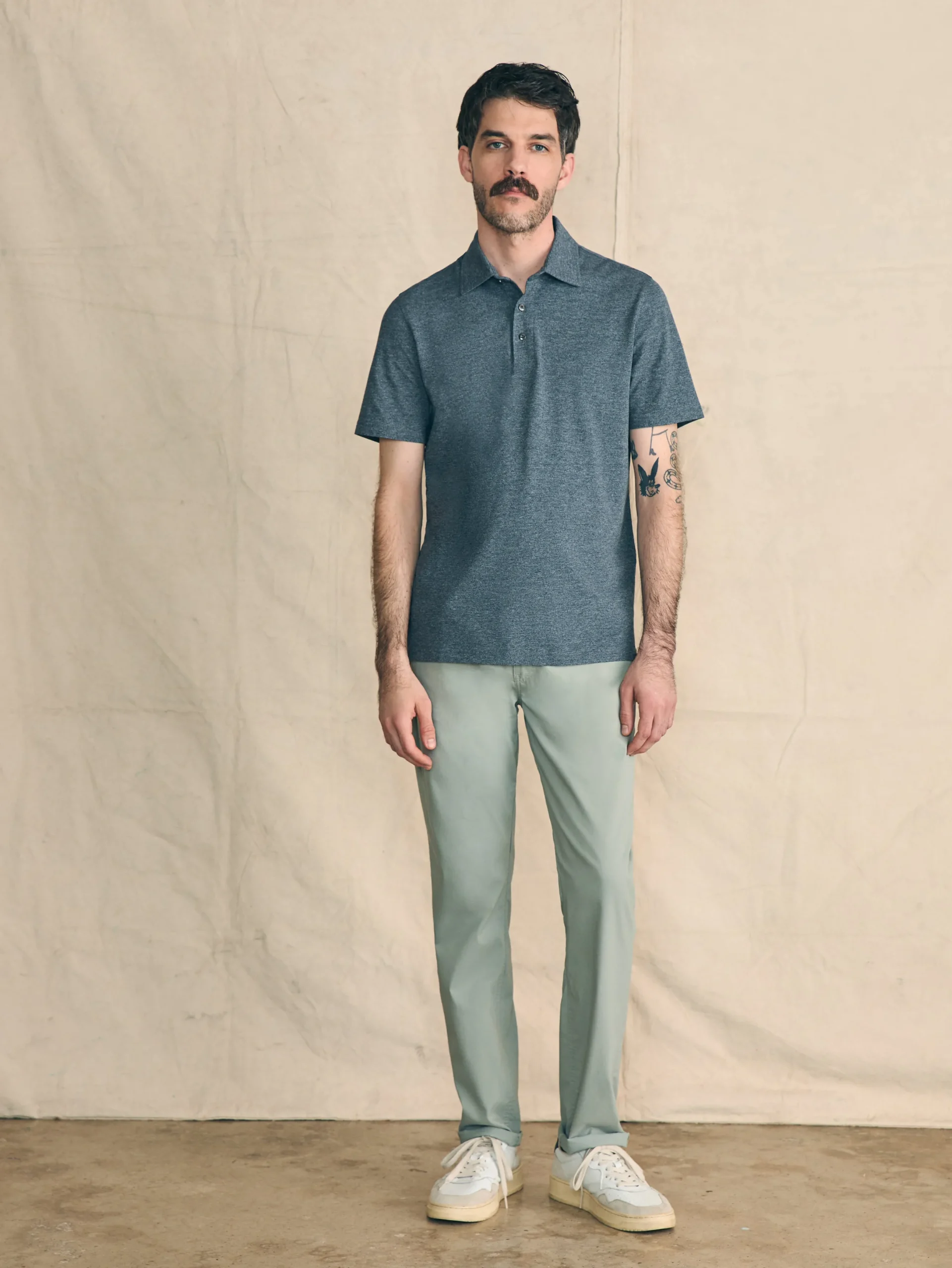 Faherty Brand Movement™ Short-Sleeve Pique Polo Shirt (Tall) -