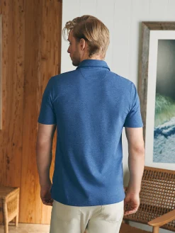 Faherty Brand Movement™ Short-Sleeve Polo Shirt -