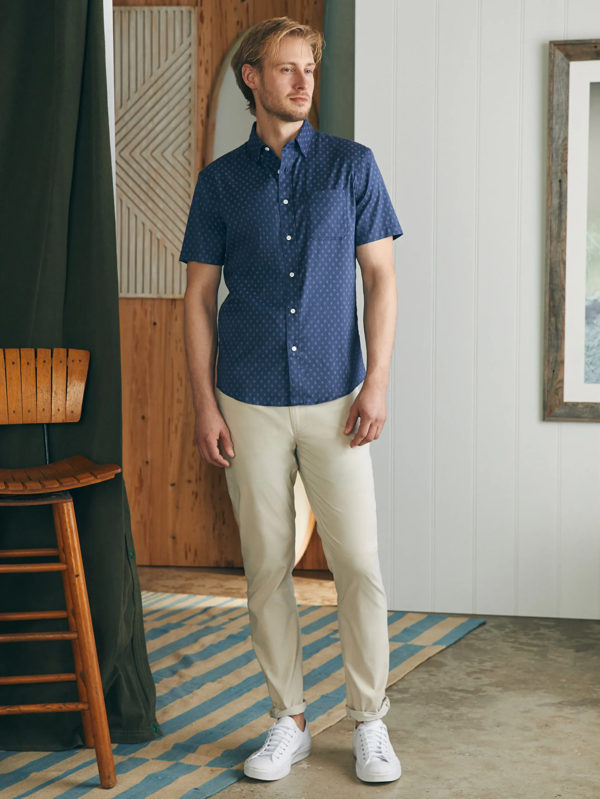 Faherty Brand Movement™ Short-Sleeve Shirt (Tall) -