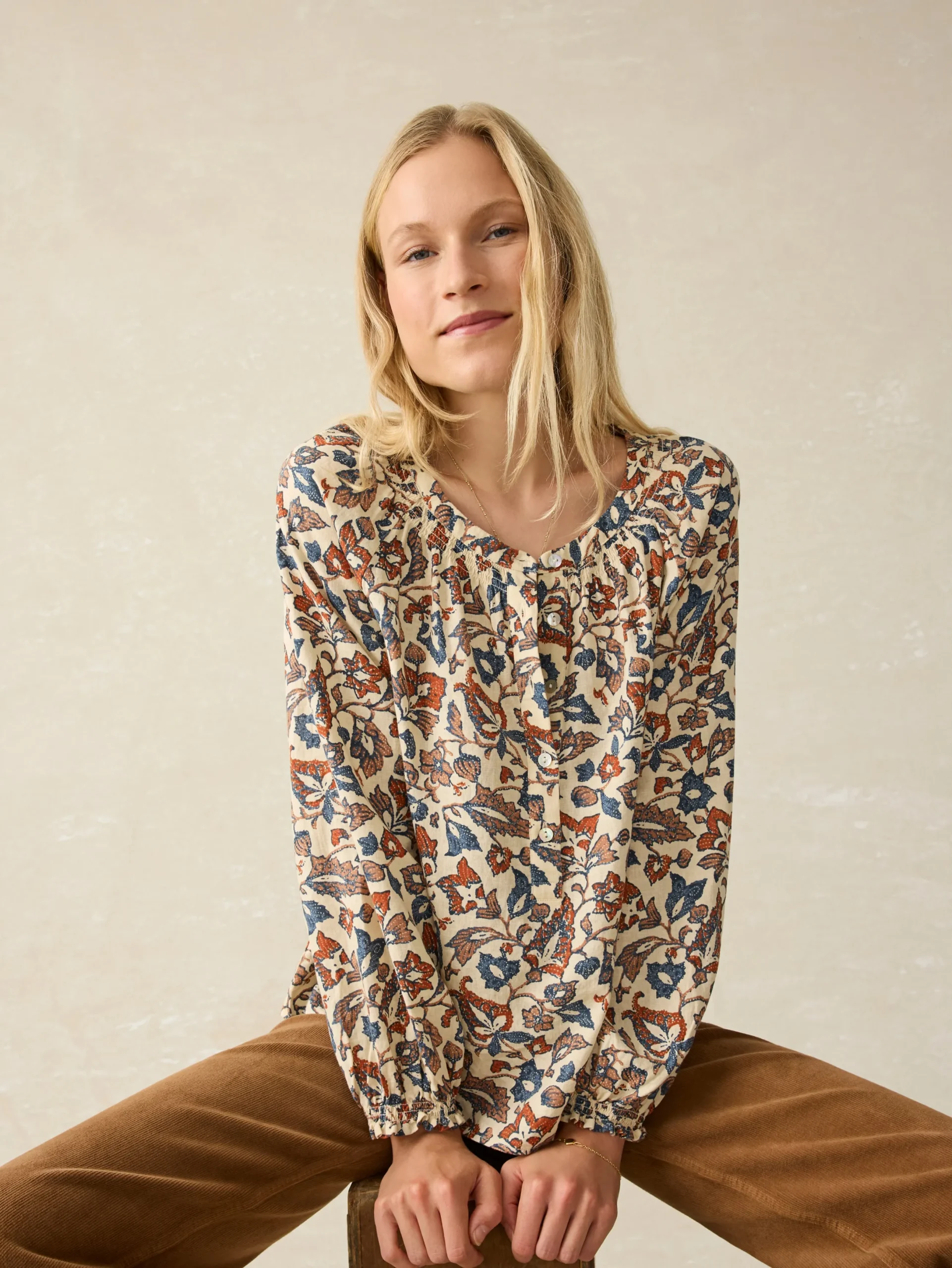 Women Faherty Brand Odette Top -