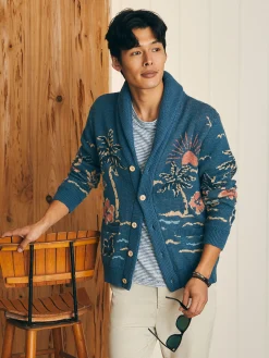 Faherty Brand Offshore Swell Cardigan -