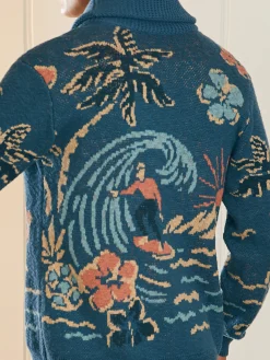 Faherty Brand Offshore Swell Cardigan -