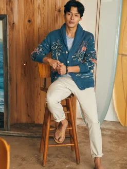 Faherty Brand Offshore Swell Cardigan -