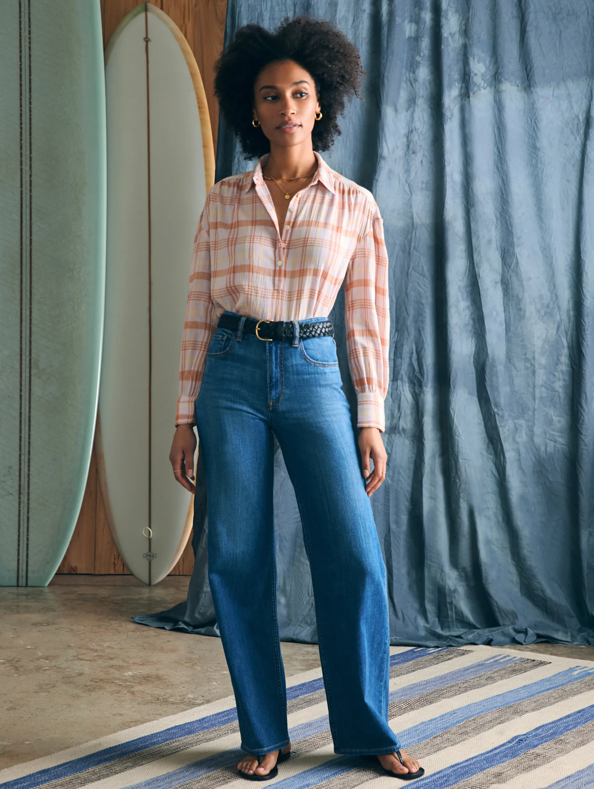 Women Faherty Brand Olli Top -