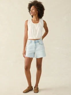 Women Faherty Brand Organic Cotton Denim Short -