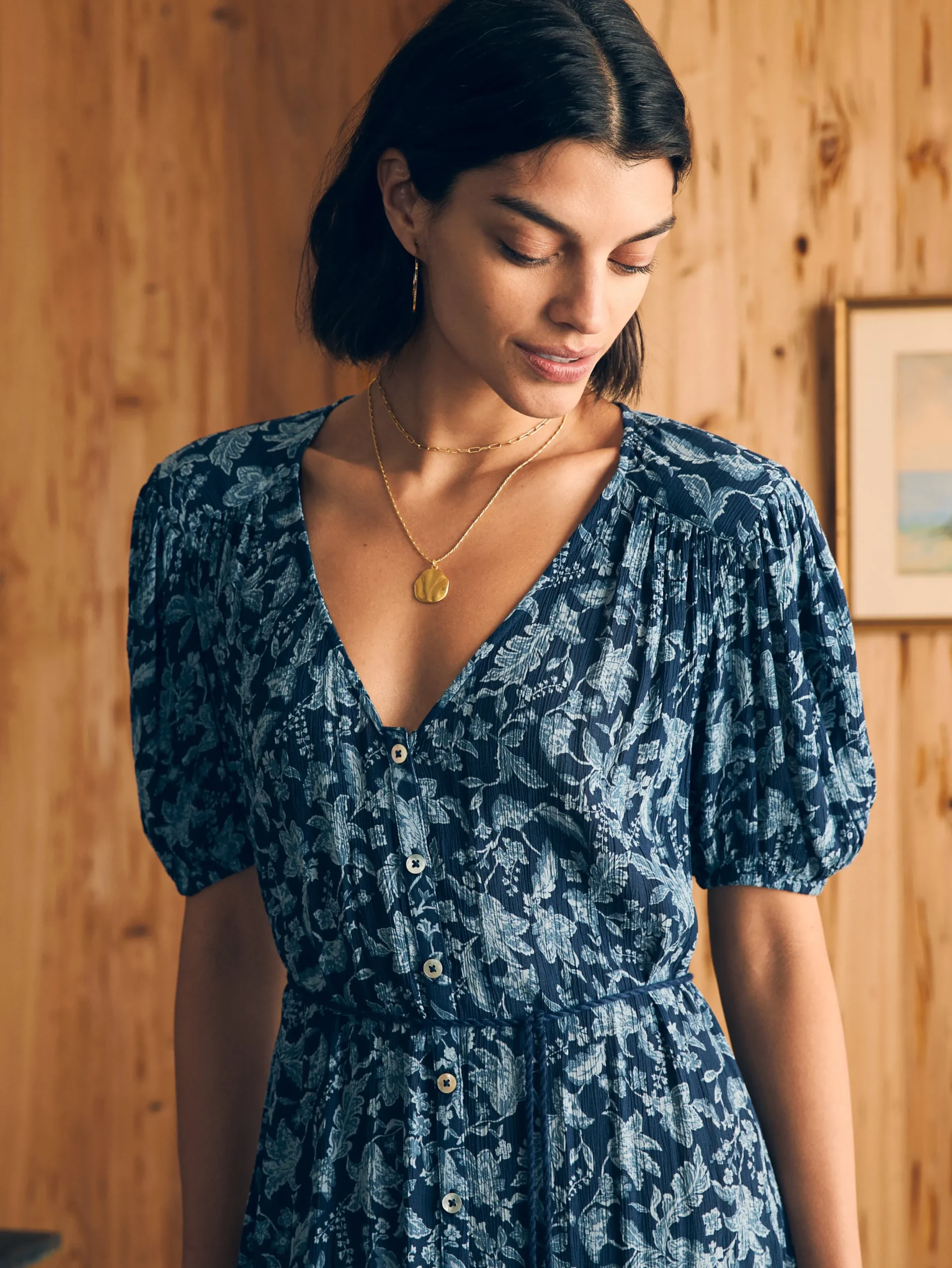 Women Faherty Brand Orinda Maxi Dress -