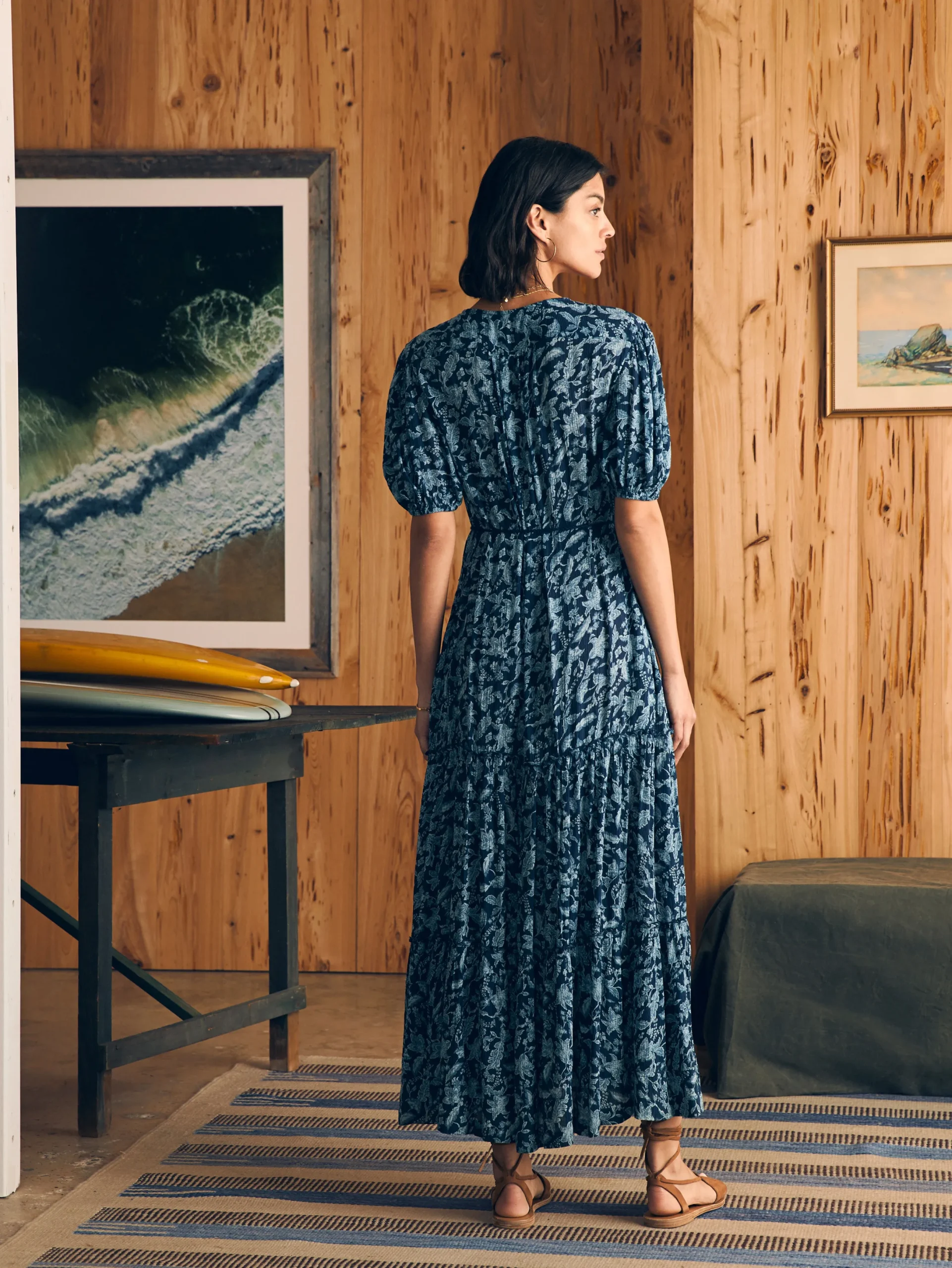 Women Faherty Brand Orinda Maxi Dress -