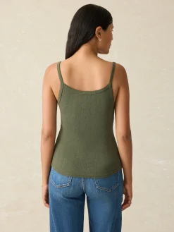 Women Faherty Brand Pacific Pointelle Tank -