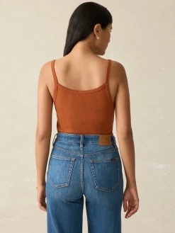 Women Faherty Brand Pacific Pointelle Tank -
