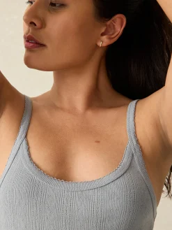 Women Faherty Brand Pacific Pointelle Tank -