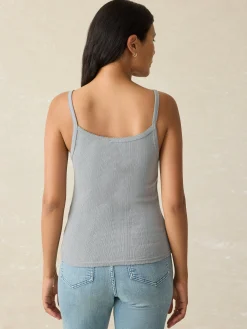 Women Faherty Brand Pacific Pointelle Tank -