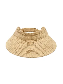 Women Faherty Brand Raffia Packable Visor -