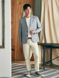 Faherty Brand Reserve Linen Herringbone Blazer -