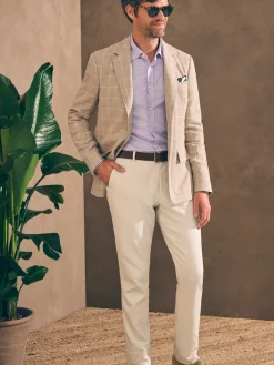 Faherty Brand Reserve Linen Yarn Dyed Blazer -