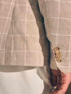 Faherty Brand Reserve Linen Yarn Dyed Blazer -