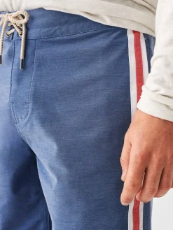 Faherty Brand Retro Surf Stripe Boardshort (7" Inseam) -