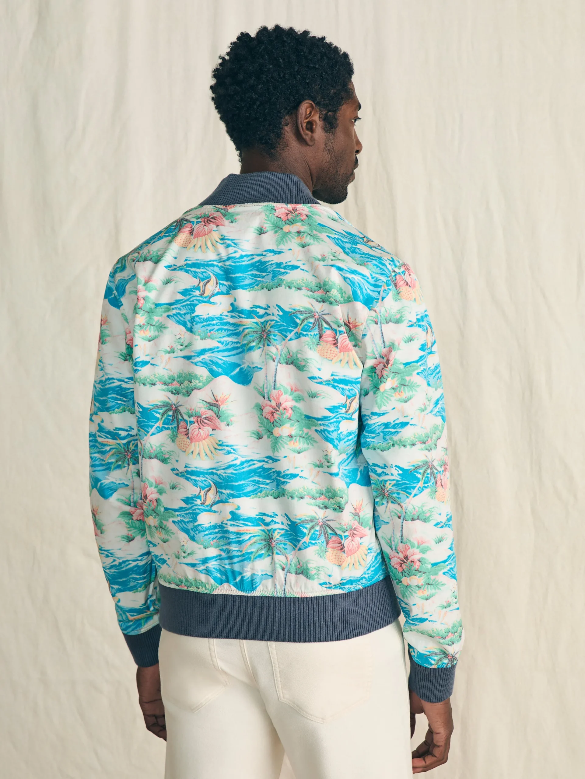 Faherty Brand Reversible Surf Shop Jacket -
