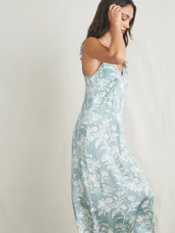 Women Faherty Brand Sandwashed Silk Slip Dress -