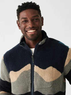 Faherty Brand Scenic High Pile Fleece Jacket -