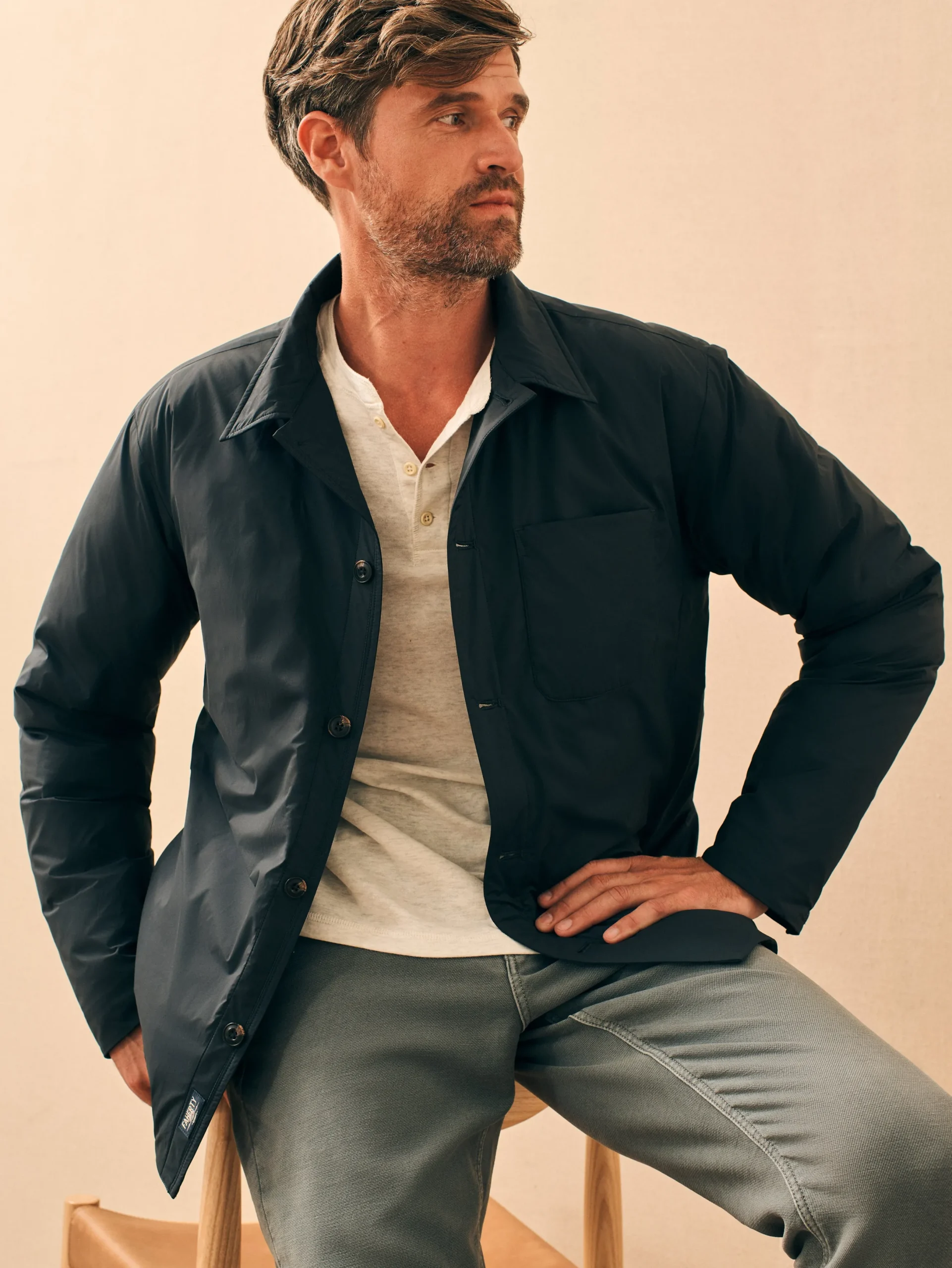 Faherty Brand Seaport Down Jacket -