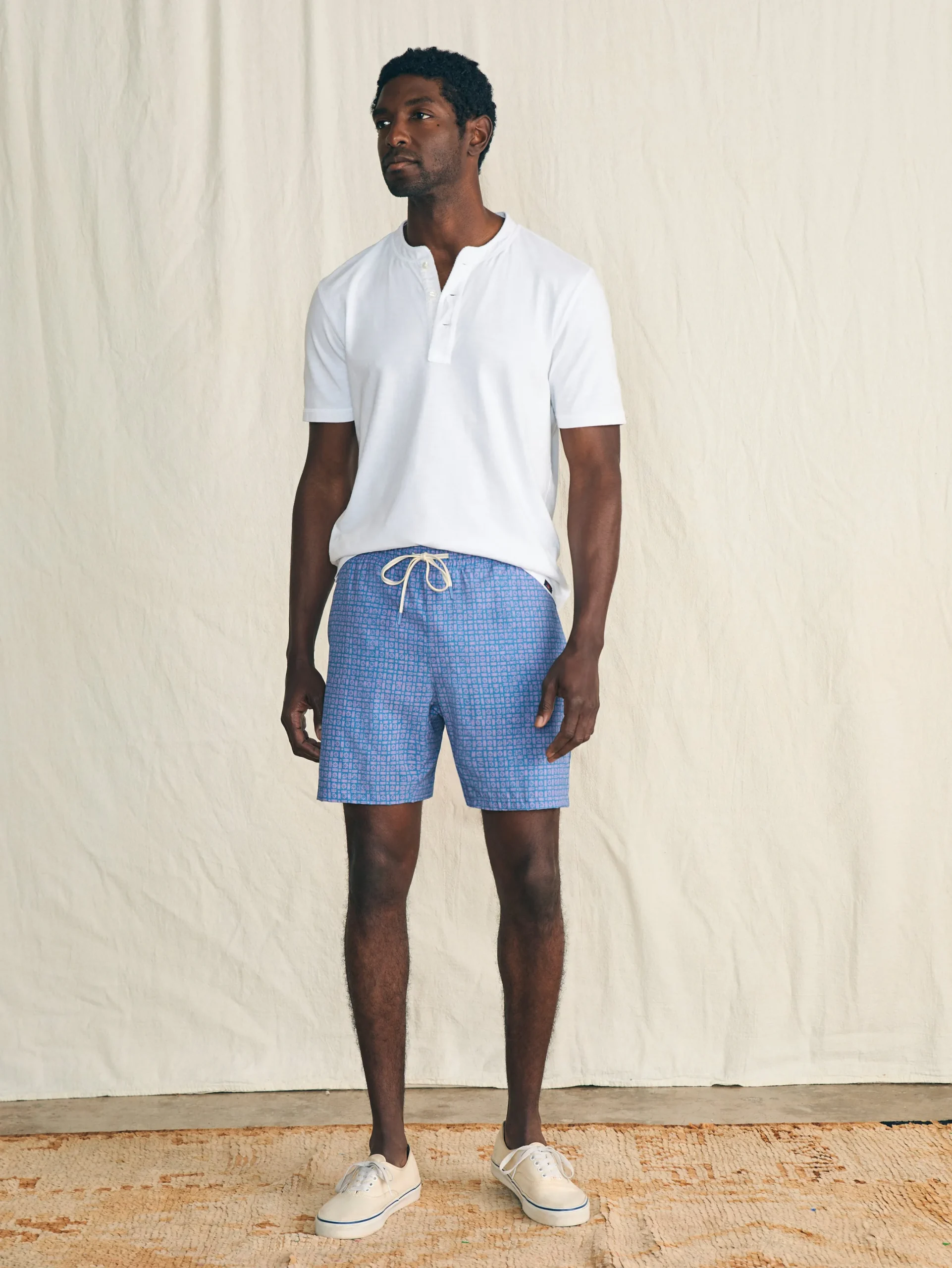 Faherty Brand Shorelite Active Swim Short (7" Inseam) -