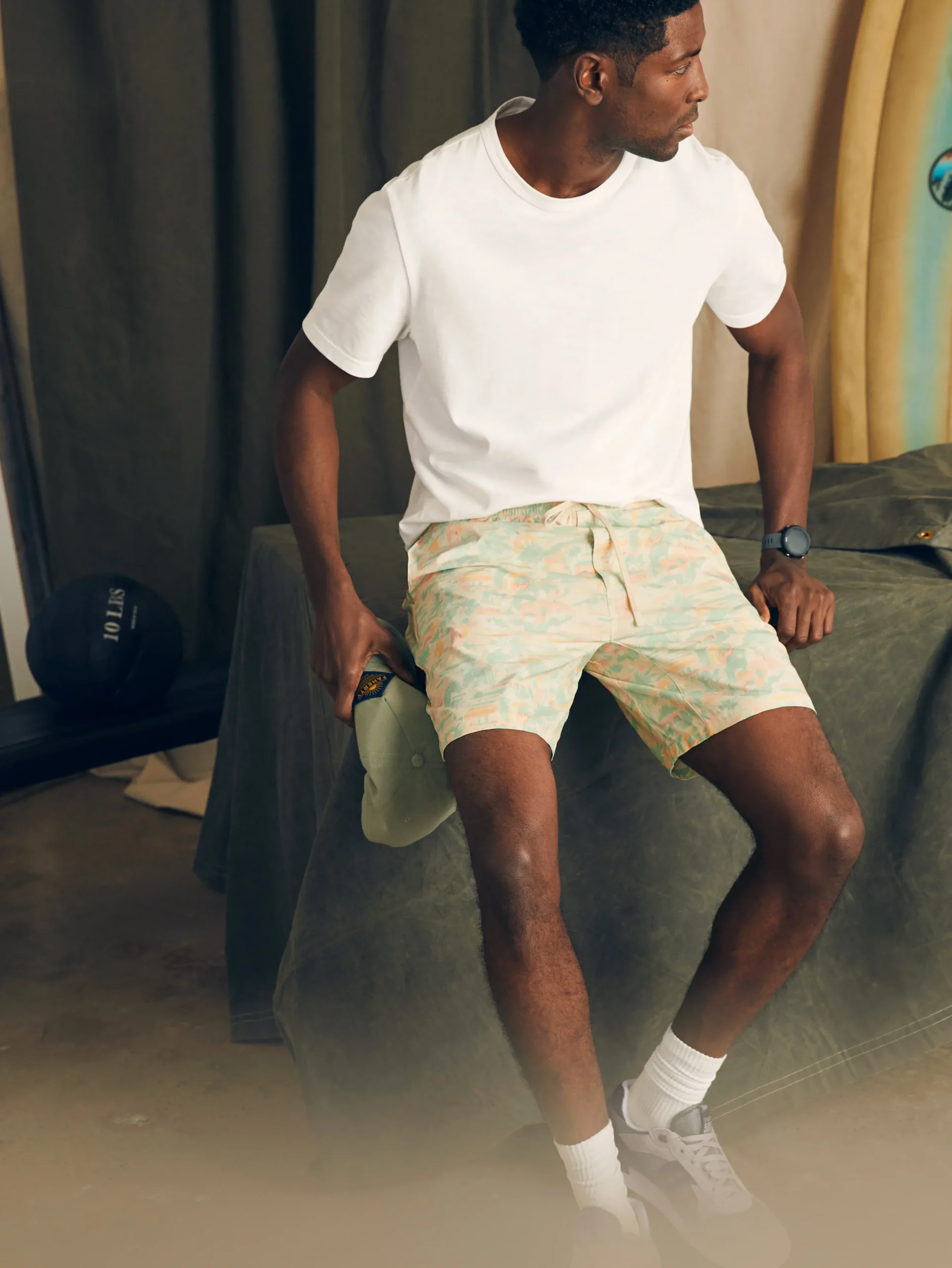 Faherty Brand Shorelite Active Swim Short (7" Inseam) -
