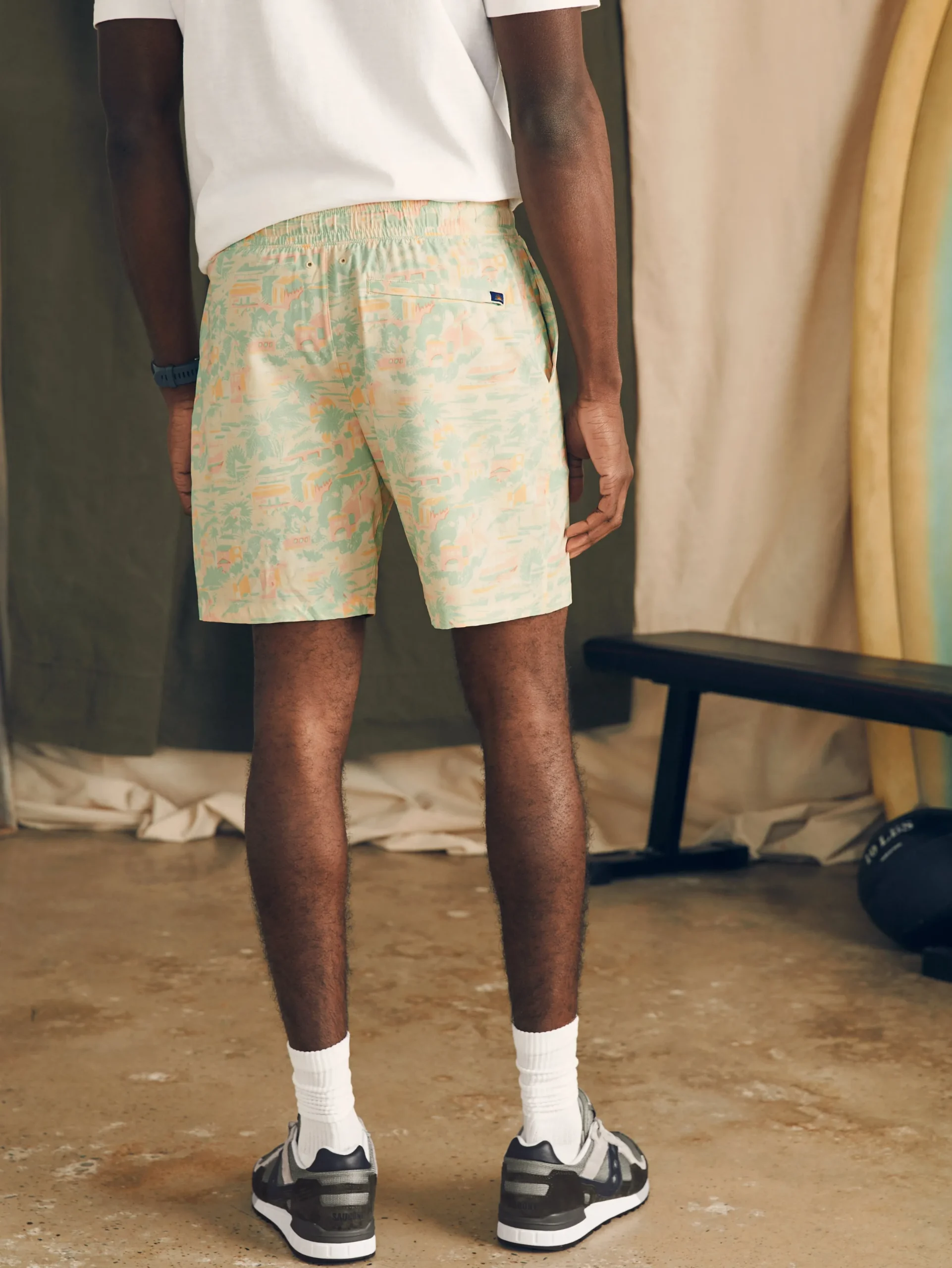 Faherty Brand Shorelite Active Swim Short (7" Inseam) -