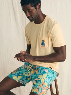 Faherty Brand Shorelite Active Swim Short (7" Inseam) -