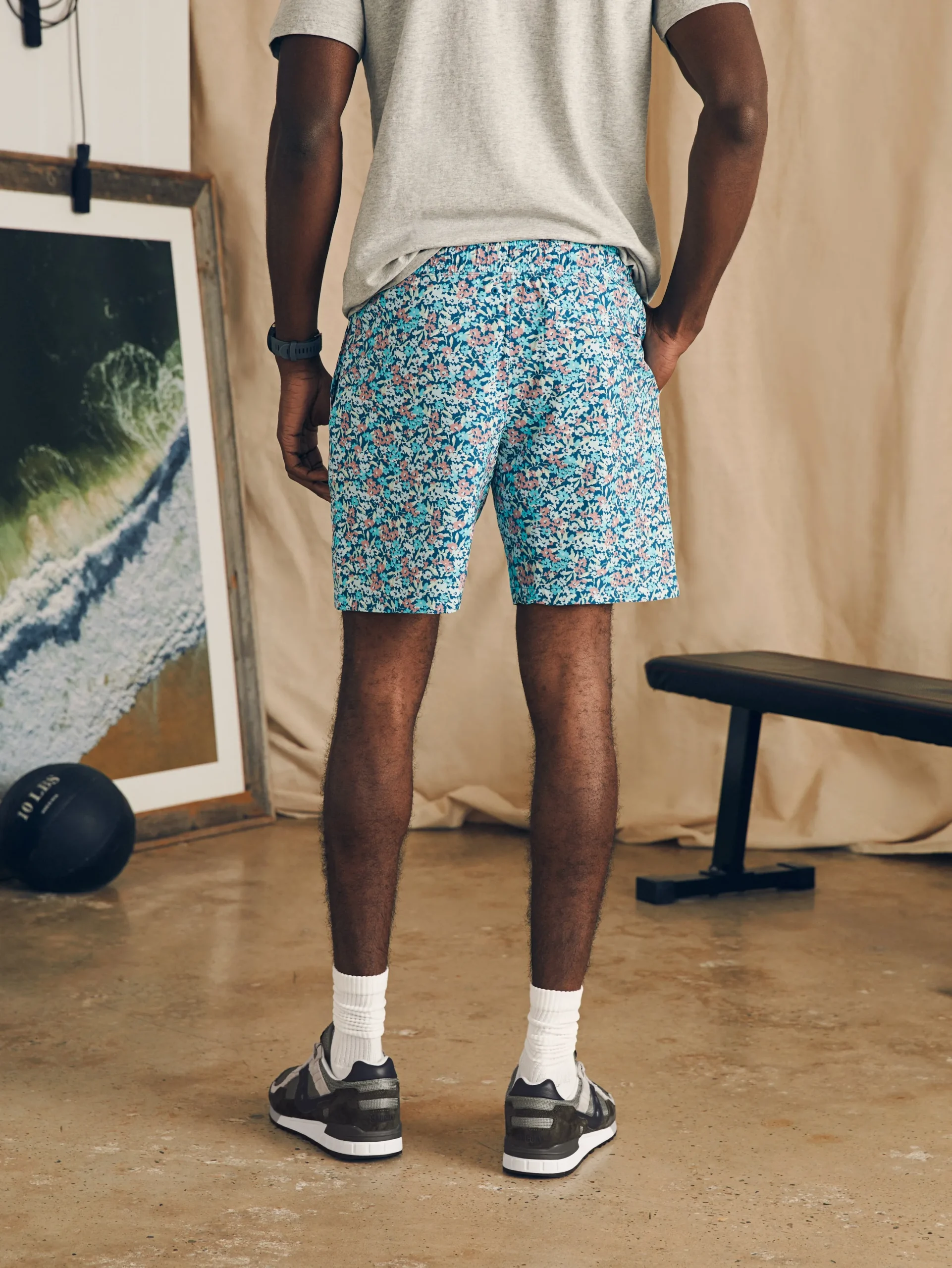Faherty Brand Shorelite Active Swim Short (7" Inseam) -