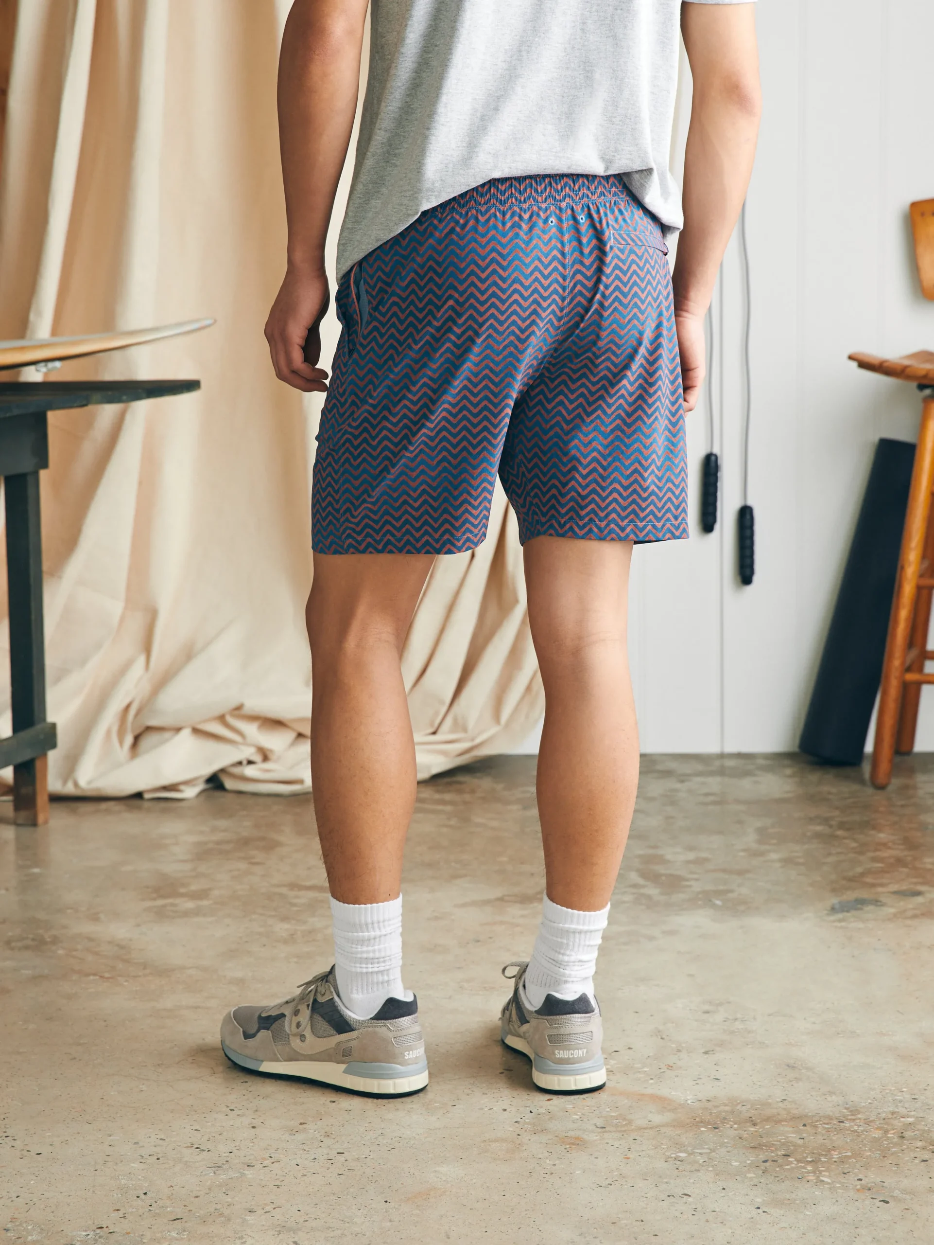 Faherty Brand Shorelite Active Swim Short (7" Inseam) -