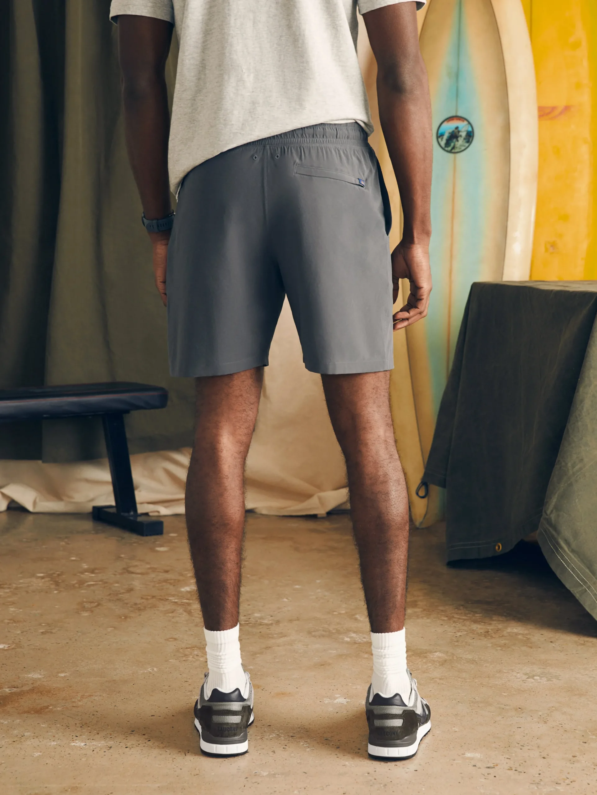Faherty Brand Shorelite Active Swim Short (7" Inseam) -