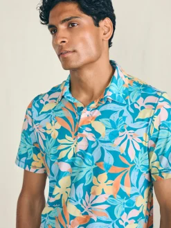 Faherty Brand Shorelite Short-Sleeve Tech Polo -