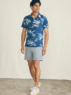 Faherty Brand Shorelite Short-Sleeve Tech Polo -