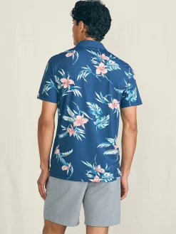 Faherty Brand Shorelite Short-Sleeve Tech Polo -
