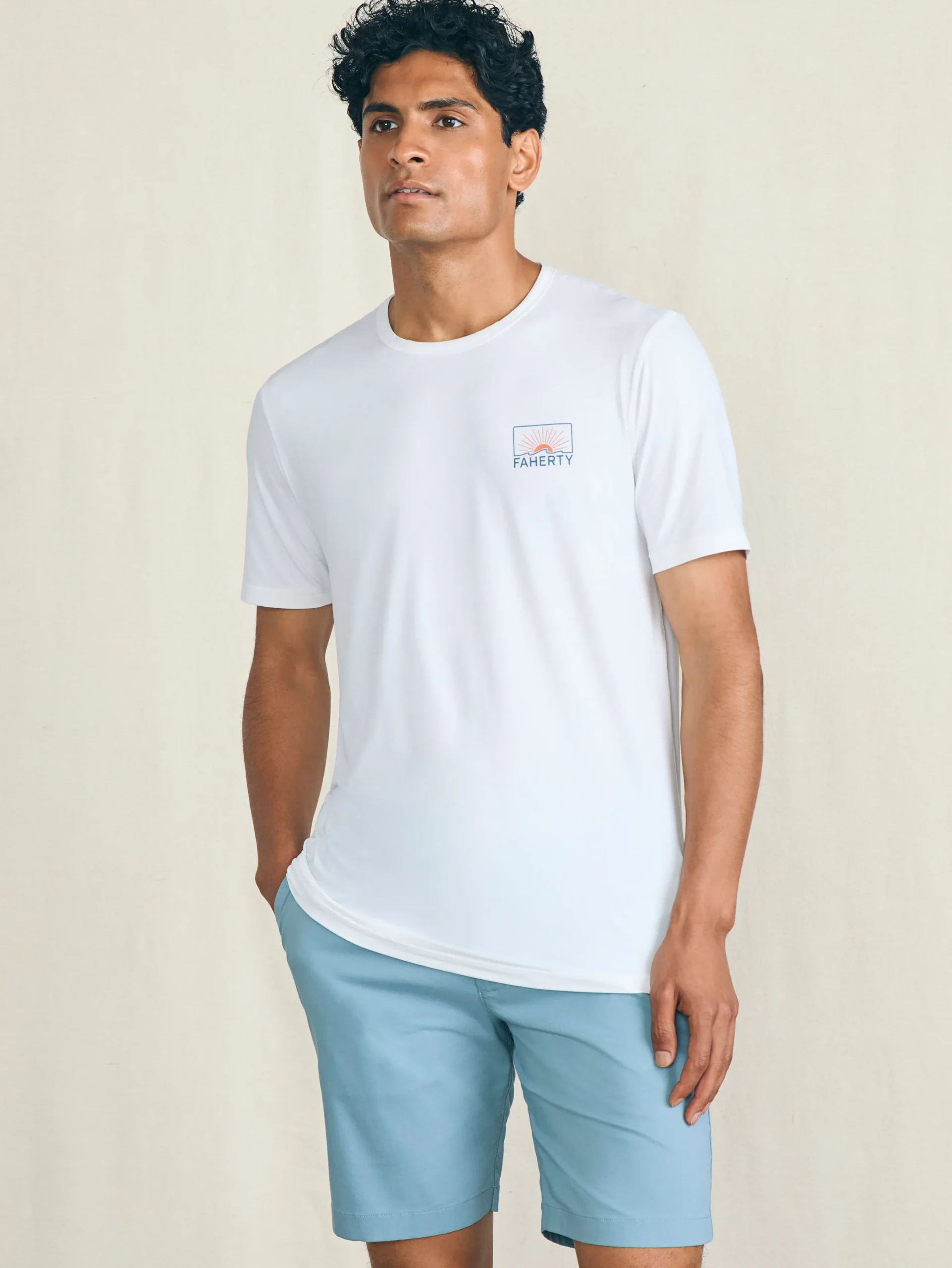Faherty Brand Shorelite Short-Sleeve Tech Tee -