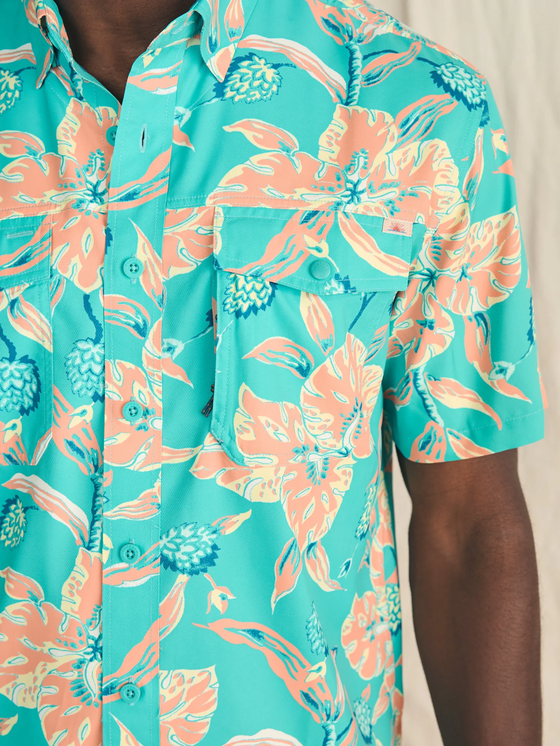 Faherty Brand Shorelite Short-Sleeve Tech Shirt -