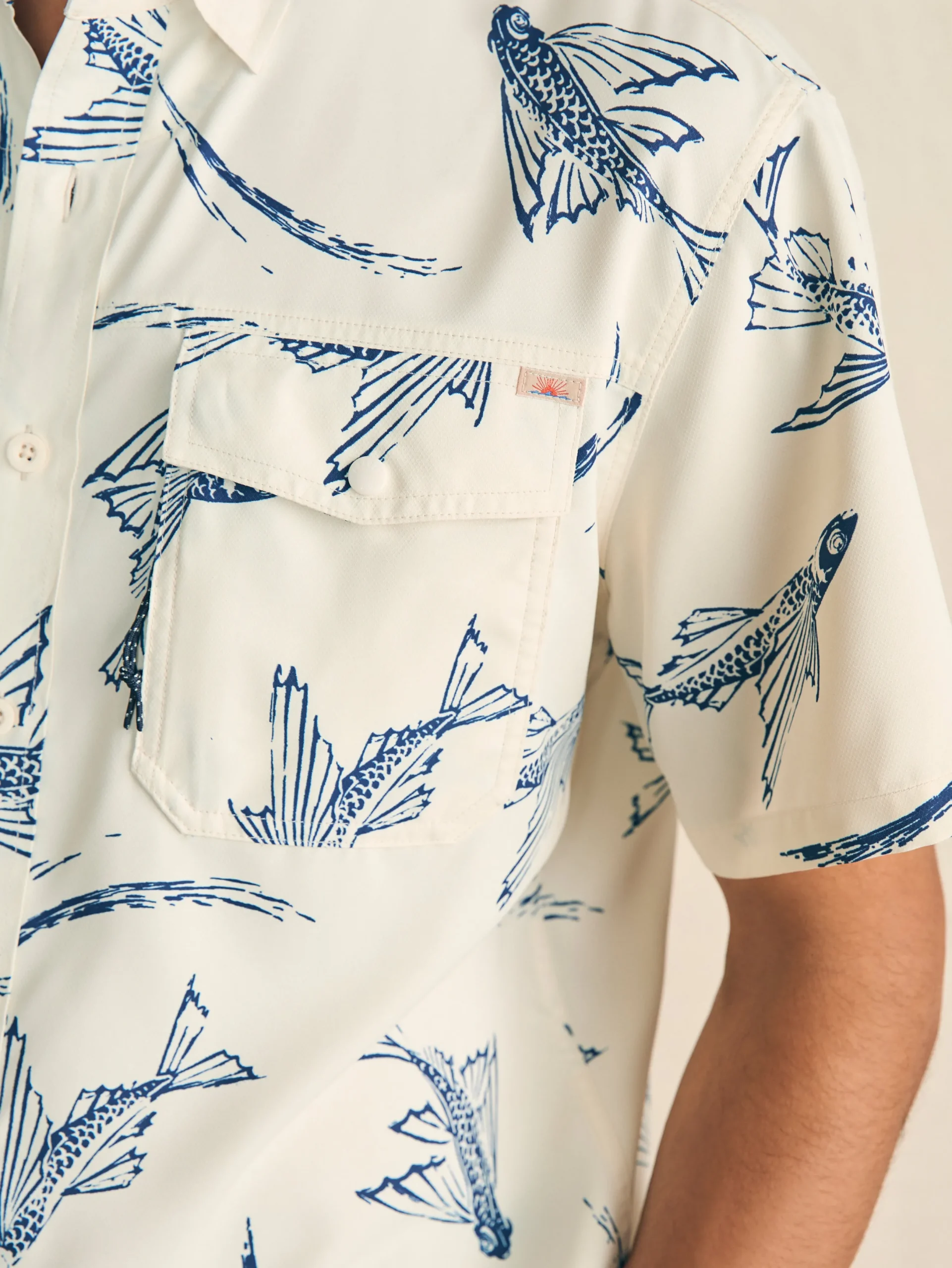 Faherty Brand Shorelite Short-Sleeve Tech Shirt -
