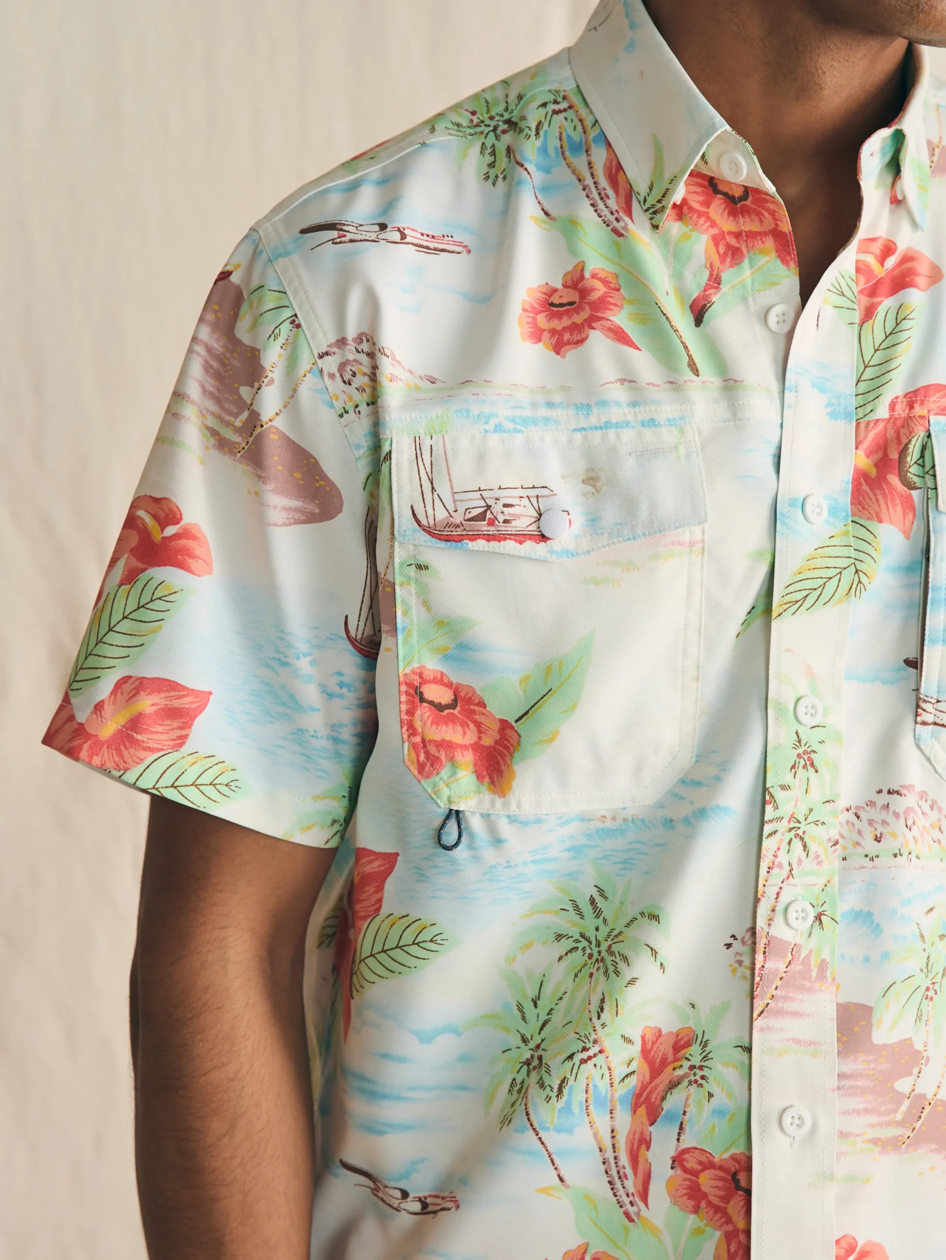 Faherty Brand Shorelite Short-Sleeve Tech Shirt -